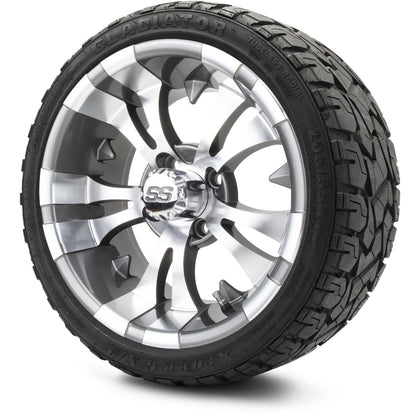 MODZ® 14" Vampire Gunmetal Wheels & Off-Road Tires Combo (Arisun X-Armory All-Terrain 23x10-14 Radial)