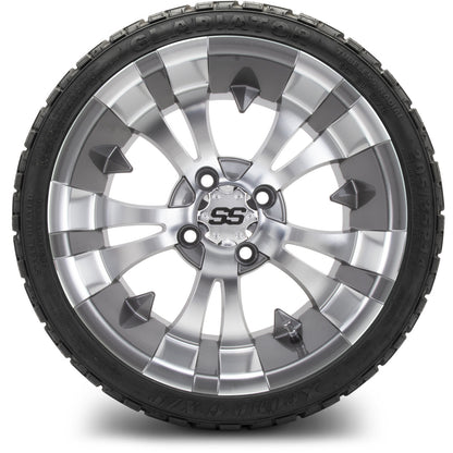MODZ® 14" Vampire Gunmetal Wheels & Off-Road Tires Combo (Arisun X-Trail All-Terrain 23x10-14)