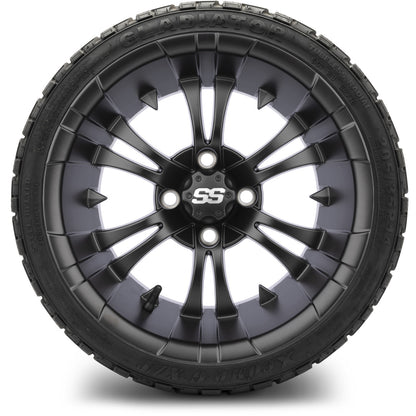 MODZ® 14" Vampire Matte Black Wheels & Off-Road Tires Combo (Arisun X-Trail All-Terrain 23x10-14)