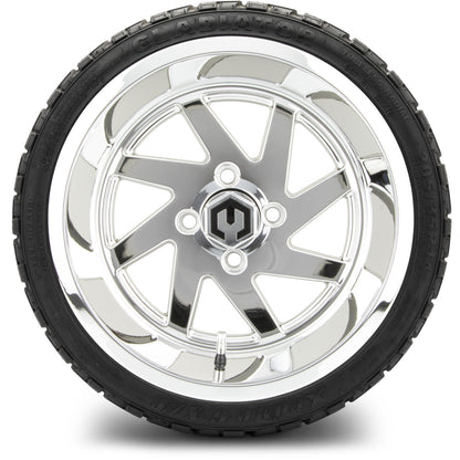 MODZ® 14" Fury Chrome Wheels & Off-Road Tires Combo (Arisun X-Trail All-Terrain 23x10-14)