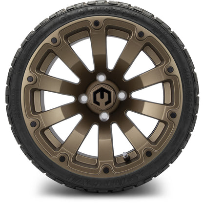 MODZ® 14" Bomber Matte Bronze Wheels & Off-Road Tires Combo (Arisun X-Trail All-Terrain 23x10-14)