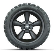 GTW® Godfather Matte Gray 14 in Wheels with 23X10-R14 Nomad  - front view