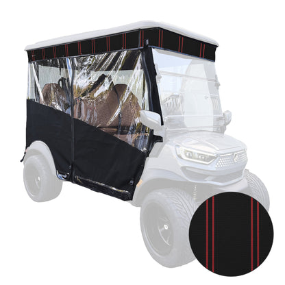 RedDot Black/Red Panther Single Track Enclosure for MadJax® Ascent with 4-Forward Facing Seats