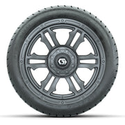GTW Shogun Gunmetal 14 in Wheels with 225/30-14 Mamba Street - front view