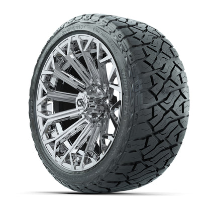 GTW Phantom Chrome 16 in Wheels with 225/40-R16 Maverick Hybrid Tires – Full Set