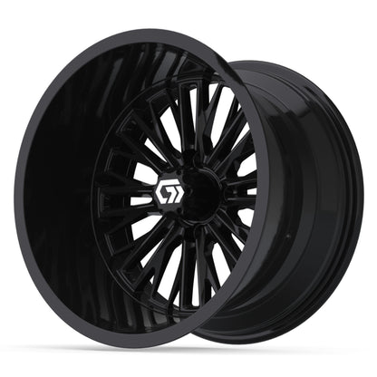 Viper Ultra-Wide 15 inch GTW golf cart wheel - Glossy Black