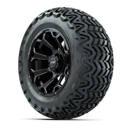 Set of (4) 14 in GTW Raven Wheels with 23x10-14 GTW Predator - 3/4 view