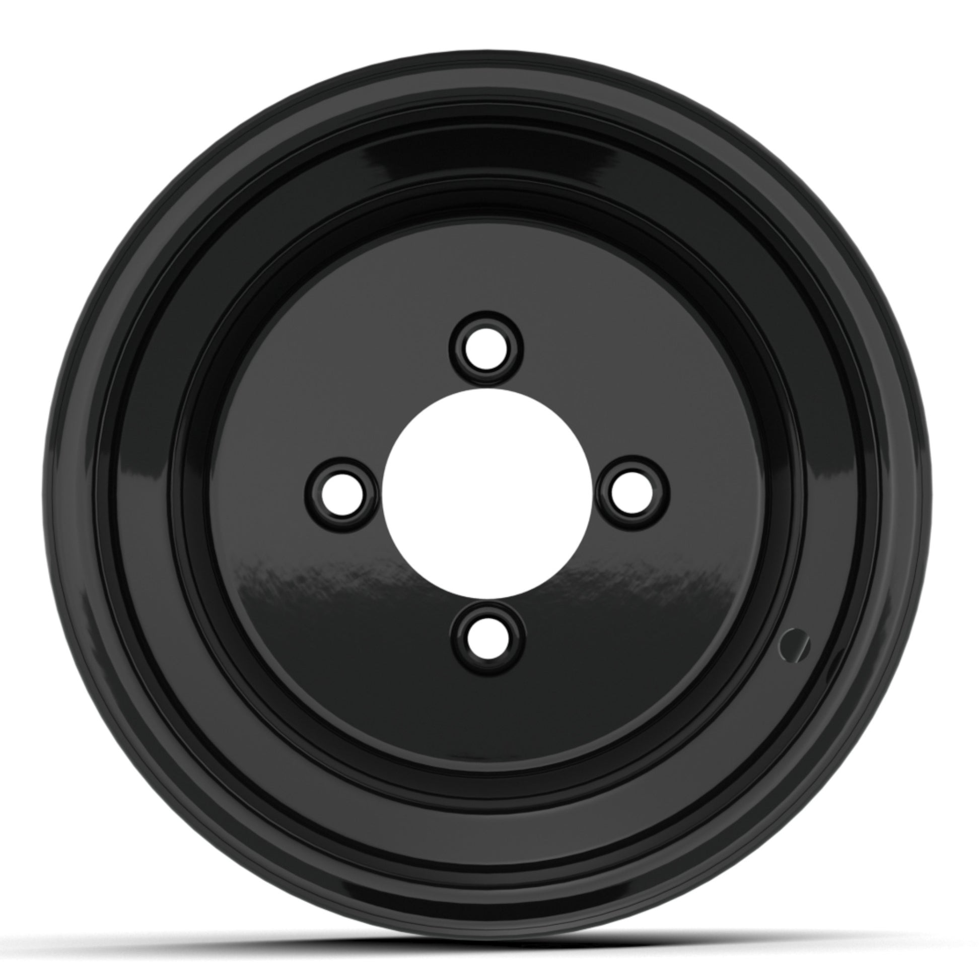 10″ Black Steel Wheel (3:4 Offset)