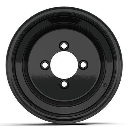 10″ Black Steel Wheel (3:4 Offset)
