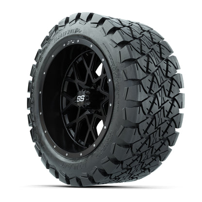 Set of (4) 14 in GTW Vortex Wheels with 22x10-14 GTW Timberw - 3/4 view