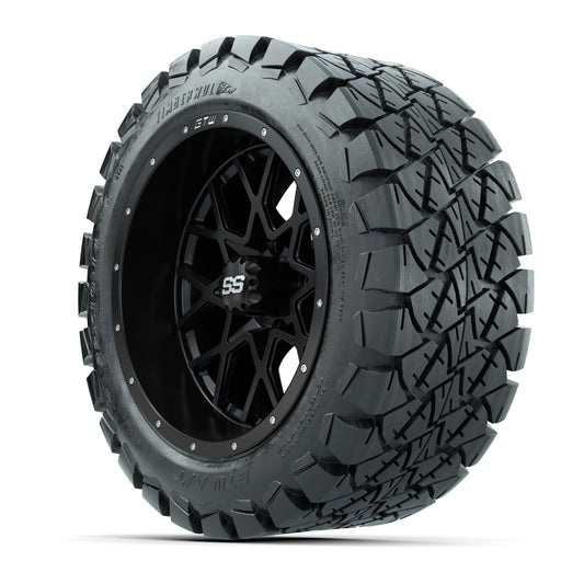 Set of (4) 14 in GTW Vortex Wheels with 22x10-14 GTW Timberw - 3/4 view