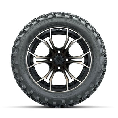 GTW Spyder Bronze/Matte Black 14 in Wheels with 23x10.00-14  - front view