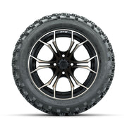 GTW Spyder Bronze/Matte Black 14 in Wheels with 23x10.00-14  - front view