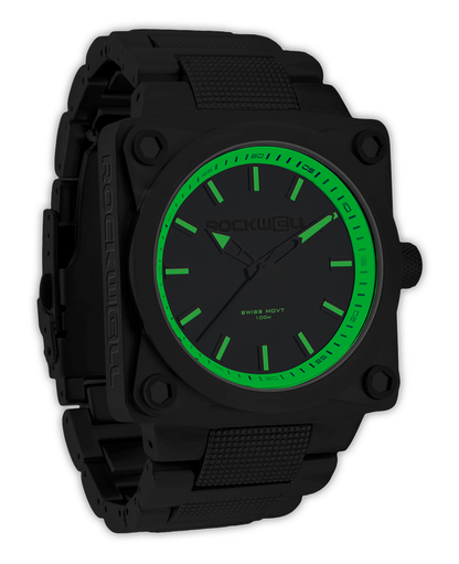 747 (Black/Green) Watch