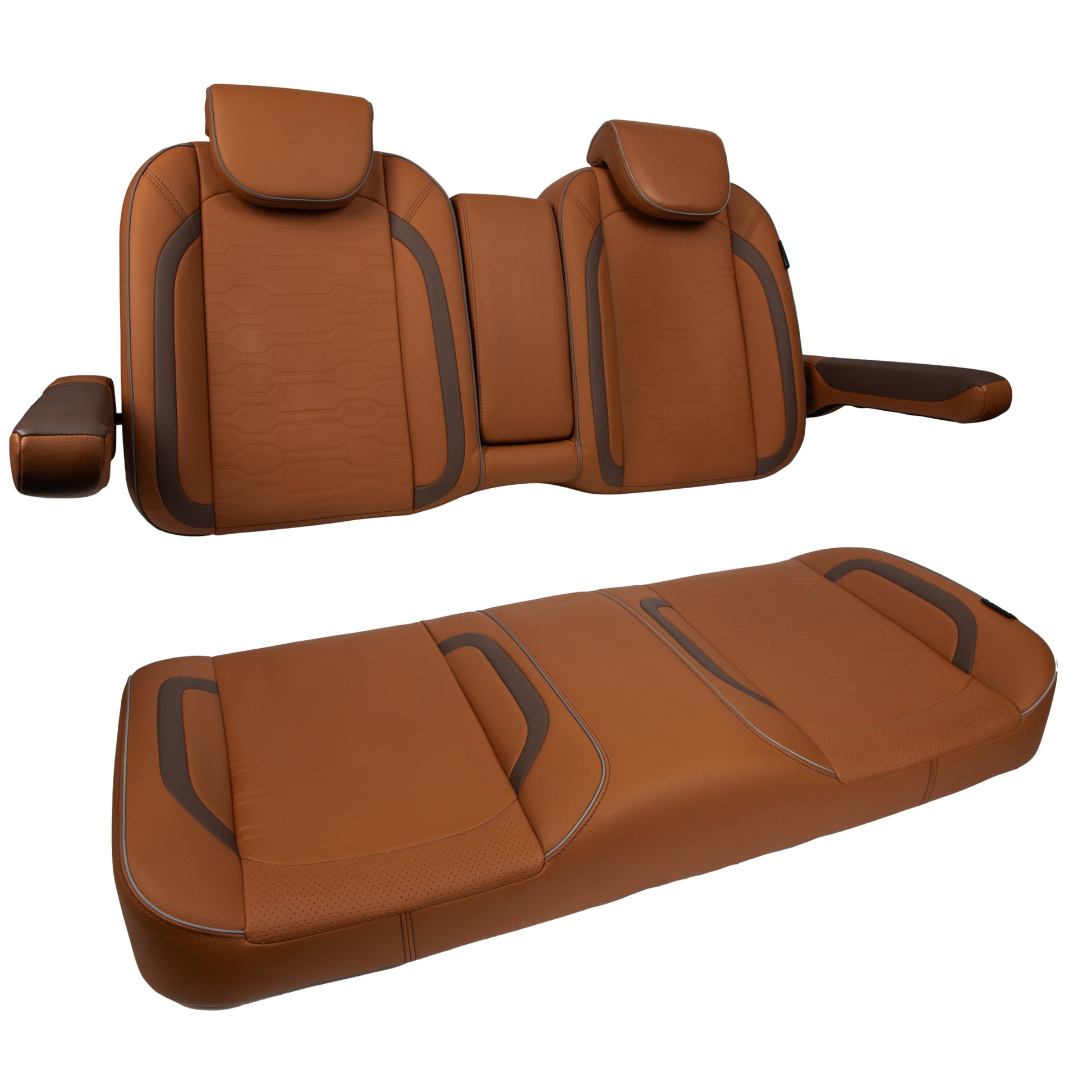 MadJax® XSeries and EZGO TXT Caramel Commander Front Seat Cushions