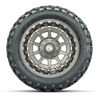 GTW® Barricade Bronze 14 in Wheels with 23X10-14 Rogue All-T - front view