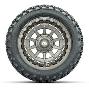 GTW® Barricade Bronze 14 in Wheels with 23X10-14 Rogue All-T - front view