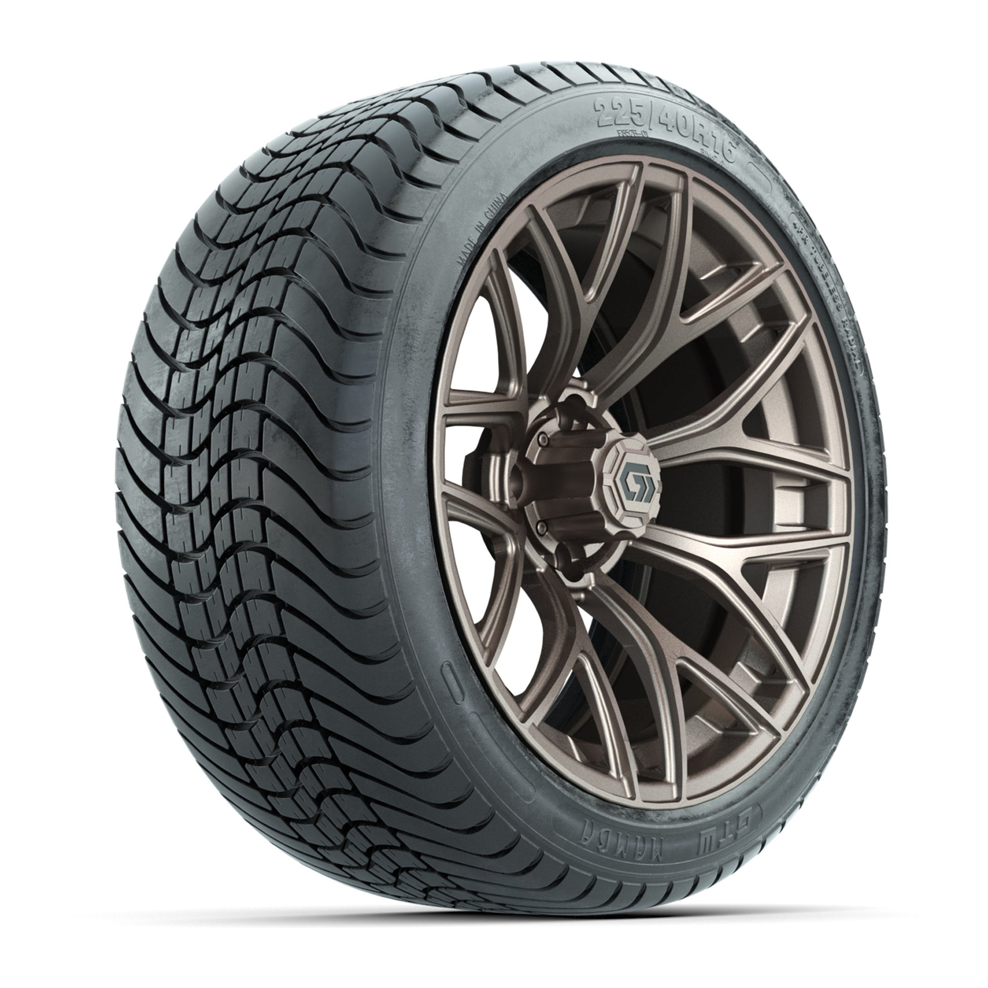 GTW Monaco Matte Bronze 16 in Wheels with 225/40-R16 Mamba Street Tires – Full Set