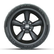 Set of (4) 14 in GTW Godfather Wheels with 205/40-R14 Fusion - front view