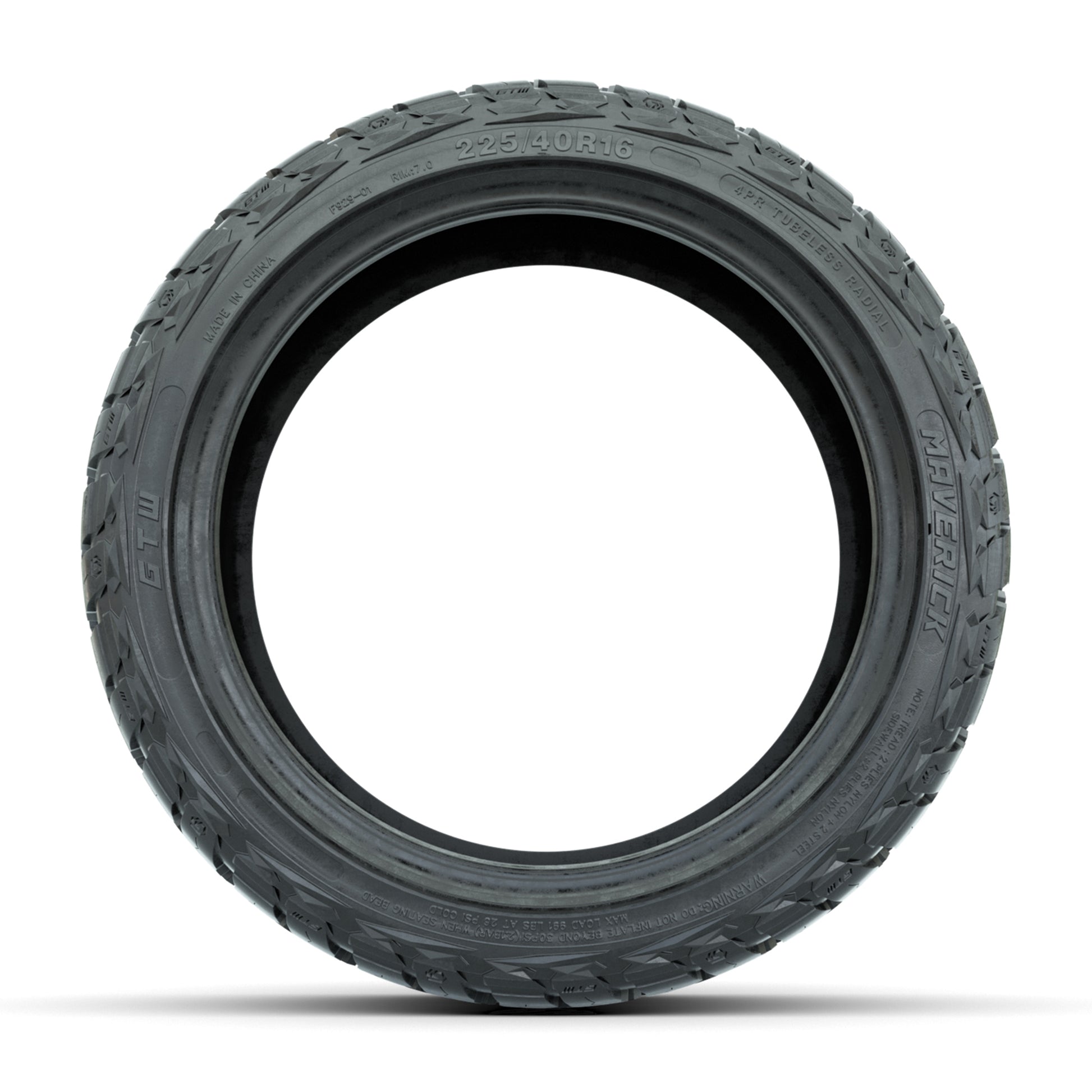 GTW® Maverick Steel Belted Radial Hybrid Tire - 225/40-R16