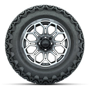 Set of (4) 14 in GTW Bravo Wheels with 23x10-14 GTW Predator - front view