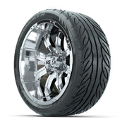 14" GTW Tempest Machined/Black Wheels with Fusion GTR S - 3/4 view