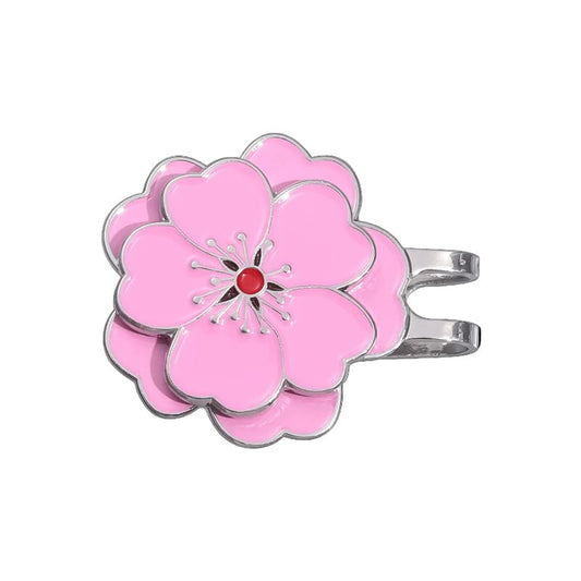 Azalea Bloom Golf Ball Marker Clip