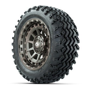 GTW® Barricade Bronze 14 in Wheels with 23X10-14 Rogue All-T - 3/4 view