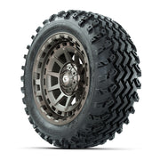 GTW® Barricade Bronze 14 in Wheels with 23X10-14 Rogue All-T - 3/4 view