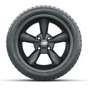Set of (4) 14 in GTW Godfather Wheels with 225/30-14 Mamba S - front view