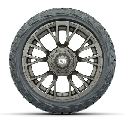 GTW Vandal Satin Bronze/Machined 14 in Wheels with 23x10.00- - front view