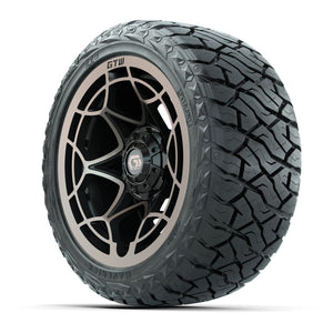 GTW Nexus Gloss Black/Satin Bronze 14 in Wheels with 23x10.0 - 3/4 view