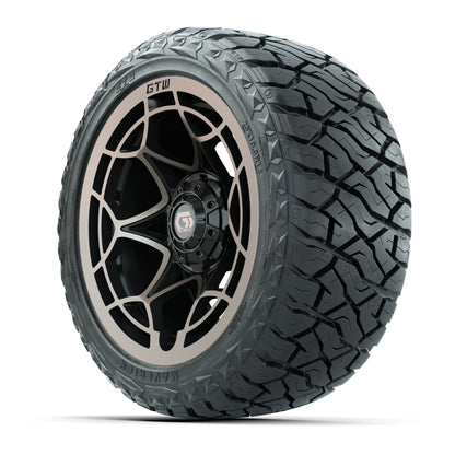 GTW Nexus Gloss Black/Satin Bronze 14 in Wheels with 23x10.0 - 3/4 view