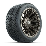 Set of (4) 14 in GTW® Stellar Matte Bronze Wheels with 225/30-14 Mamba Street Tire