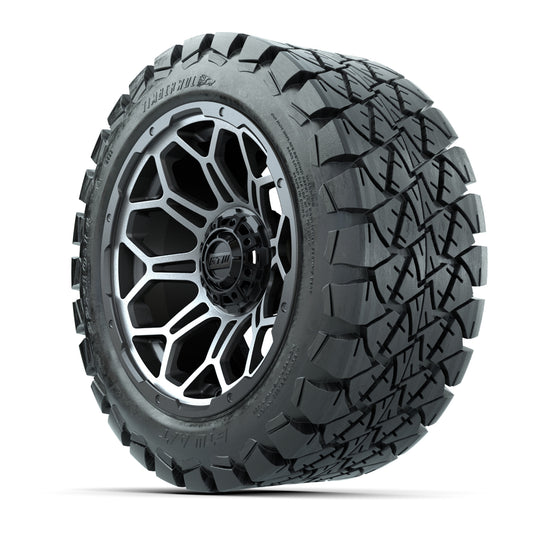 Set of (4) 14 in GTW Bravo Wheels with 22x10-14 GTW Timberwo - 3/4 view