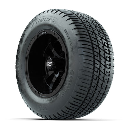 GTW Storm Trooper 10 in Wheels with 205/50-10 Fusion Street Tires – Set of 4