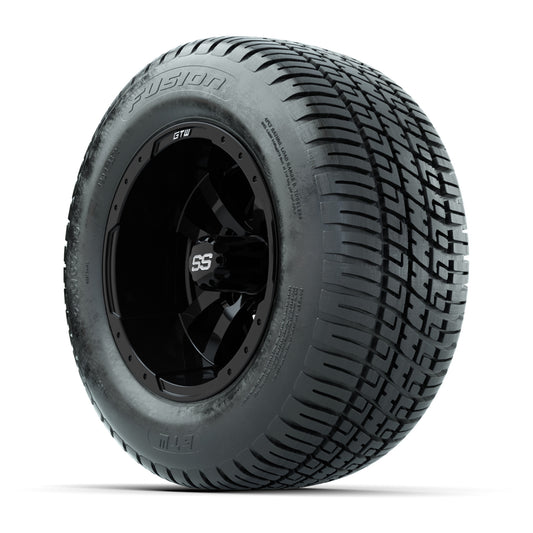 GTW Storm Trooper 10 in Wheels with 205/50-10 Fusion Street Tires – Set of 4