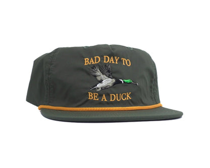Bad Day To Be A Duck Green w/ Yellow Lettering