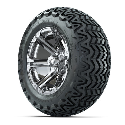GTW Specter Chrome Wheels with 23in Predator A-T Tires - 14  - 3/4 view