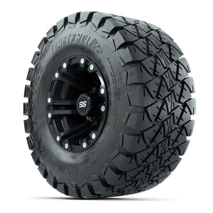 GTW Specter Matte Black Wheels with 22in Timberwolf Mud Tires - 10 Inch