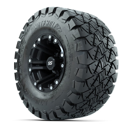GTW Specter Matte Black Wheels with 22in Timberwolf Mud Tires - 10 Inch