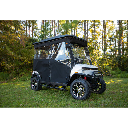 RedDot Denago Rover XL 4 Passenger Black 3-Sided Track Style Enclosure & Valance
