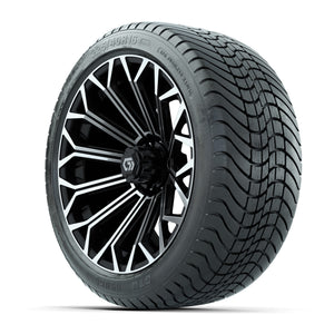 GTW Phantom Black/Machined 16 in Wheels with 225/40-R16 Mamba Street Tires – Full Set