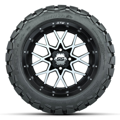 Set of (4) 14 in GTW Vortex Wheels with 22x10-14 GTW Timberw - front view