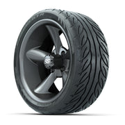 Set of (4) 14 in GTW Godfather Wheels with 205/40-R14 Fusion - 3/4 view