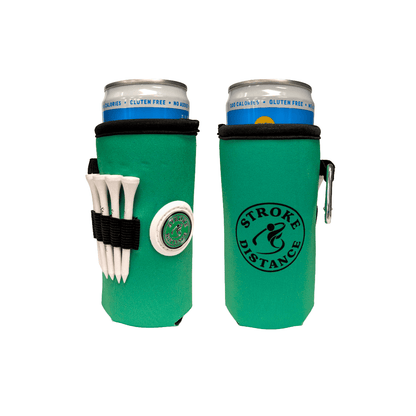 Beverage Caddie 3-in-1 Golf Insulator, Removeable Ball Marker, Bag Clip & Tees Combo