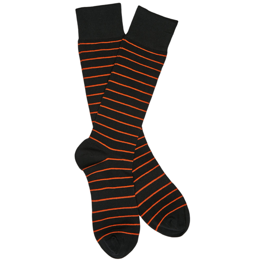 Black and Orange  - Wide Stripe