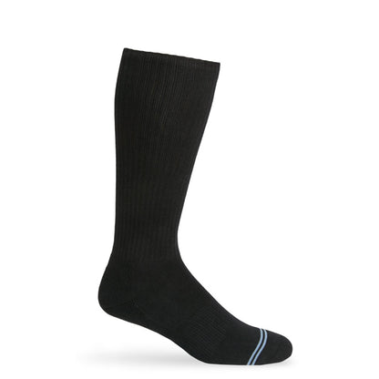 Black Casual Crew Socks 6-Pack