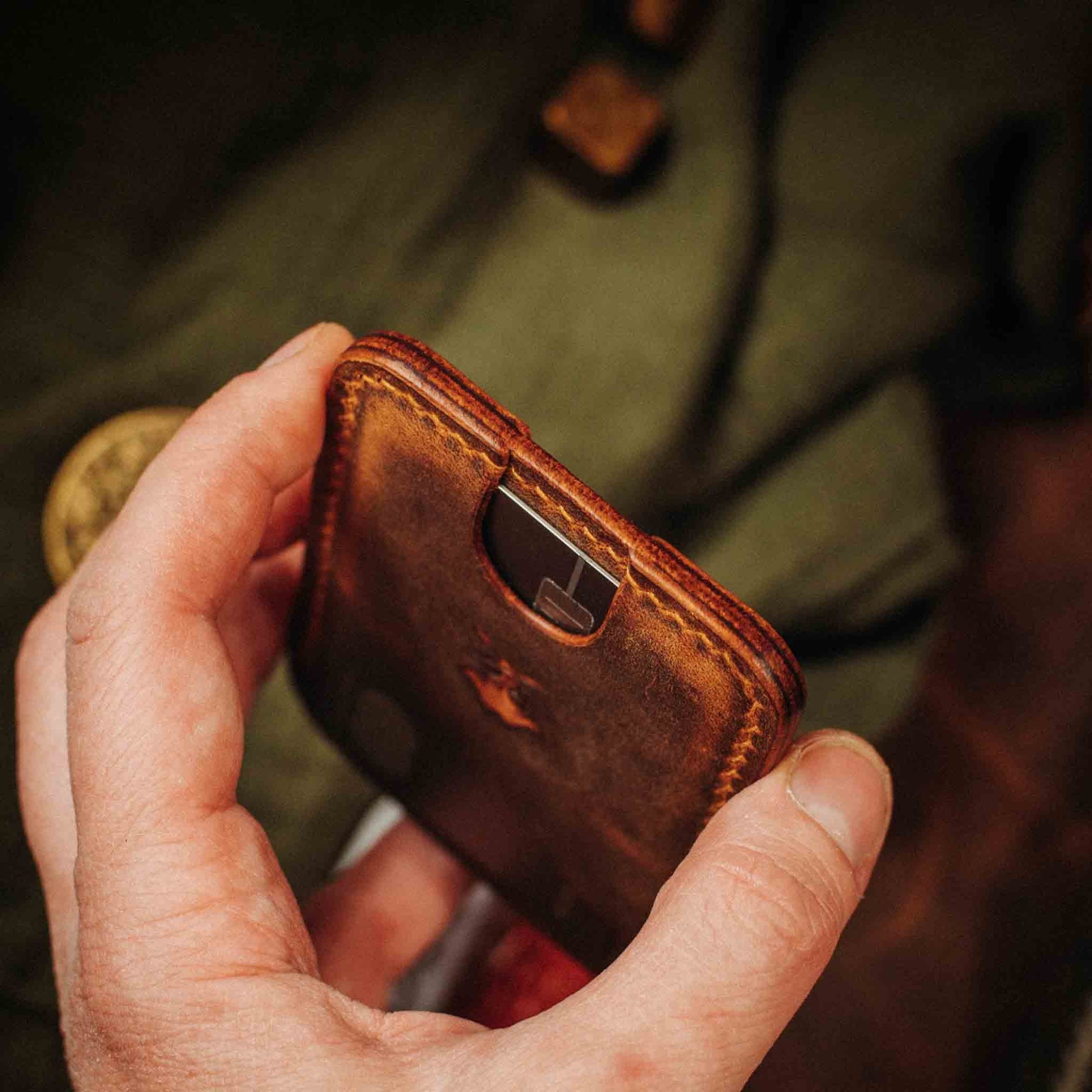 Pirate Goods Boatswain v4 Slim Wallet – Minimalist Leather EDC Card Holder