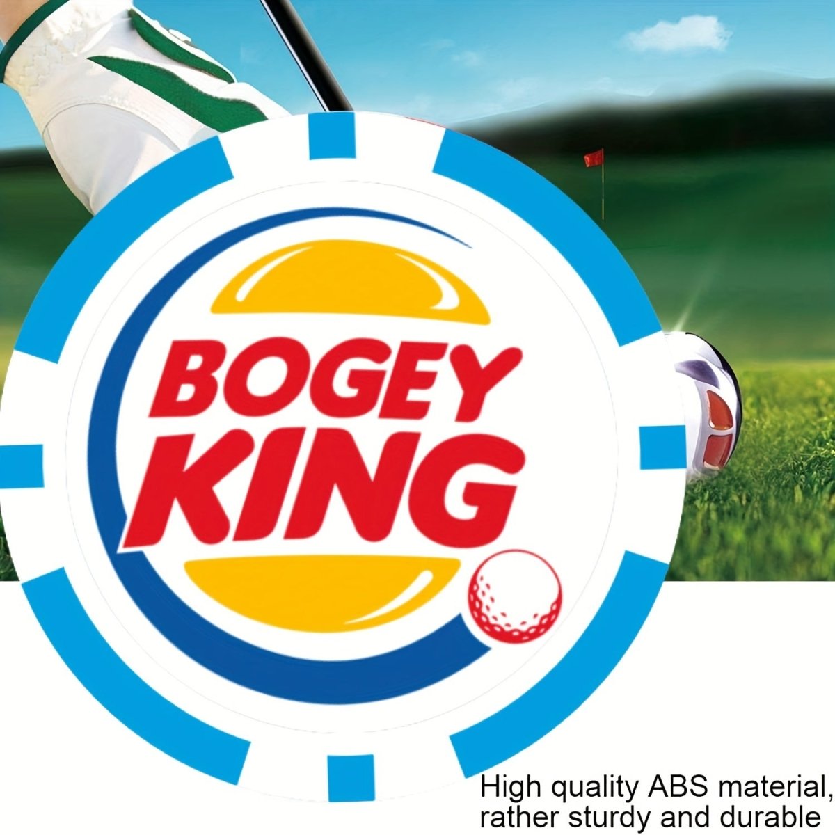 Bogey King Golf - Poker Chip Style Ball Marker